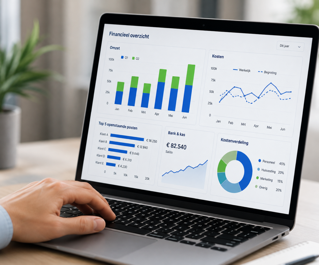 finance professional op afstand