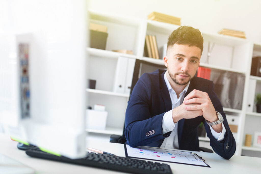 finance professional op afstand