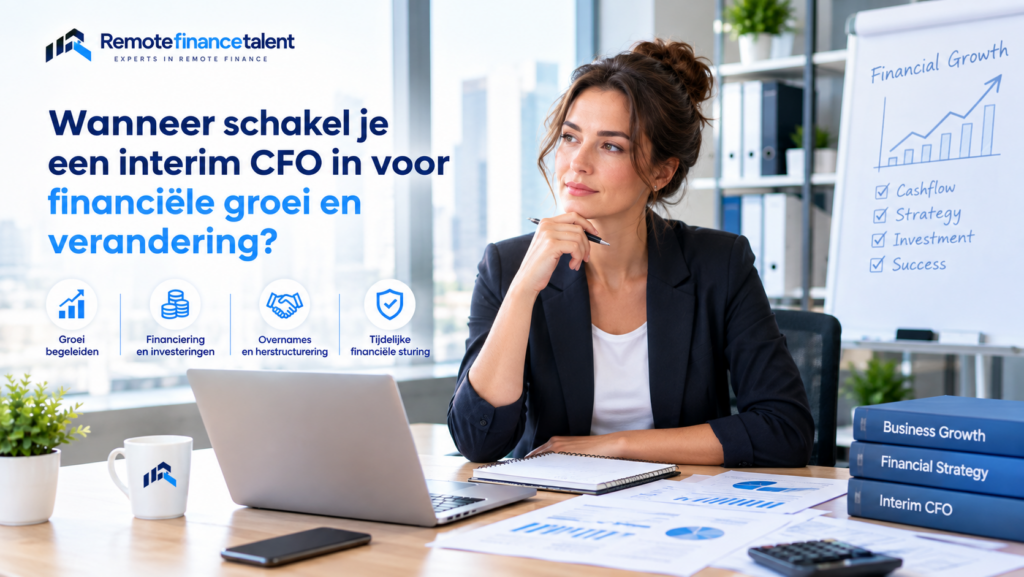 Interim CFO inschakelen voor financiële groei, financiering, overnames en herstructurering
